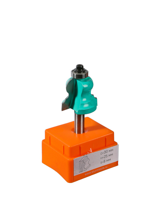 RB18-082530 Фреза кромочная фигурная с подшипником DxHxL 30x25x69 мм, хв.8 Sturm! купить по цене 1 010 ₽ в интернет магазине ТЕХСАД