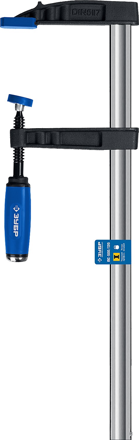 ЗУБР F 500х120 мм, струбцина ПС-500/120 32155-120-500_z01 купить по цене 1 930 ₽ в интернет магазине ТЕХСАД