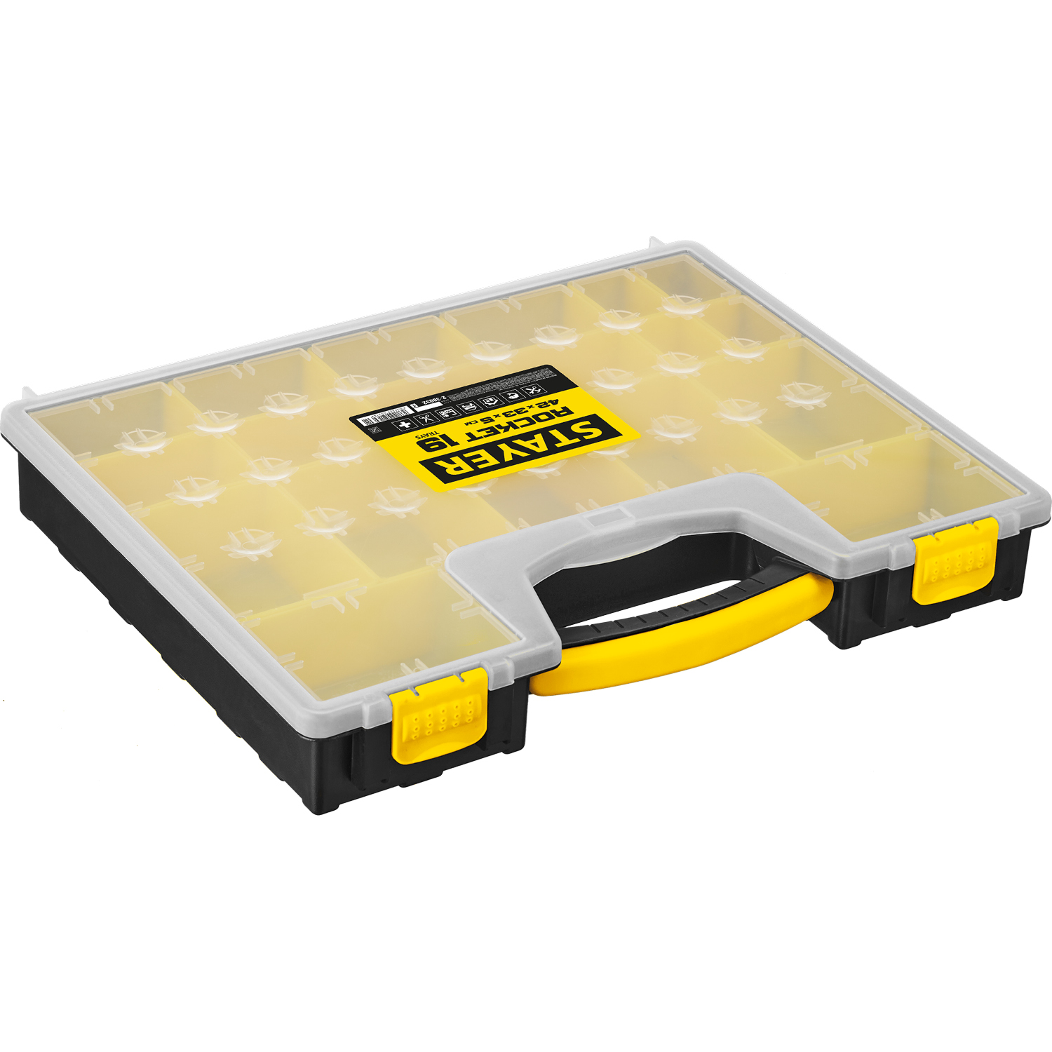 STAYER 16.5'', 19 отделений, пластиковый, органайзер ROCKET-19 2-38032_z01 купить по цене 1 640 ₽ в интернет магазине ТЕХСАД