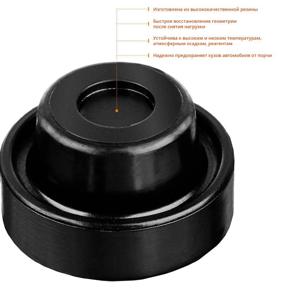 ЗУБР D52/d34/H32 мм, опора резиновая для домкрата РГ-34 43007-34 Профессионал купить по цене 168 ₽ в интернет магазине ТЕХСАД
