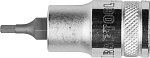 KRAFTOOL 1/2'', S2 сталь, H3, сатинированная, торцовая бита-головка ''INDUSTRIE QUALITAT'' 27908-03 купить по цене 194 ₽ в интернет магазине ТЕХСАД