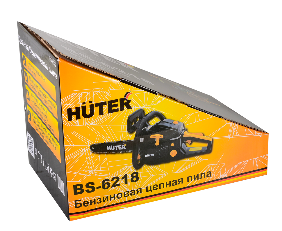 Бензопила Huter BS-6218 купить по цене 12&nbsp;790 ₽ в интернет магазине ТЕХСАД