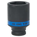 Головка торцевая ударная глубокая шестигранная 3/4'', 46 мм KING TONY 643546M купить по цене 2 710 ₽ в интернет магазине ТЕХСАД