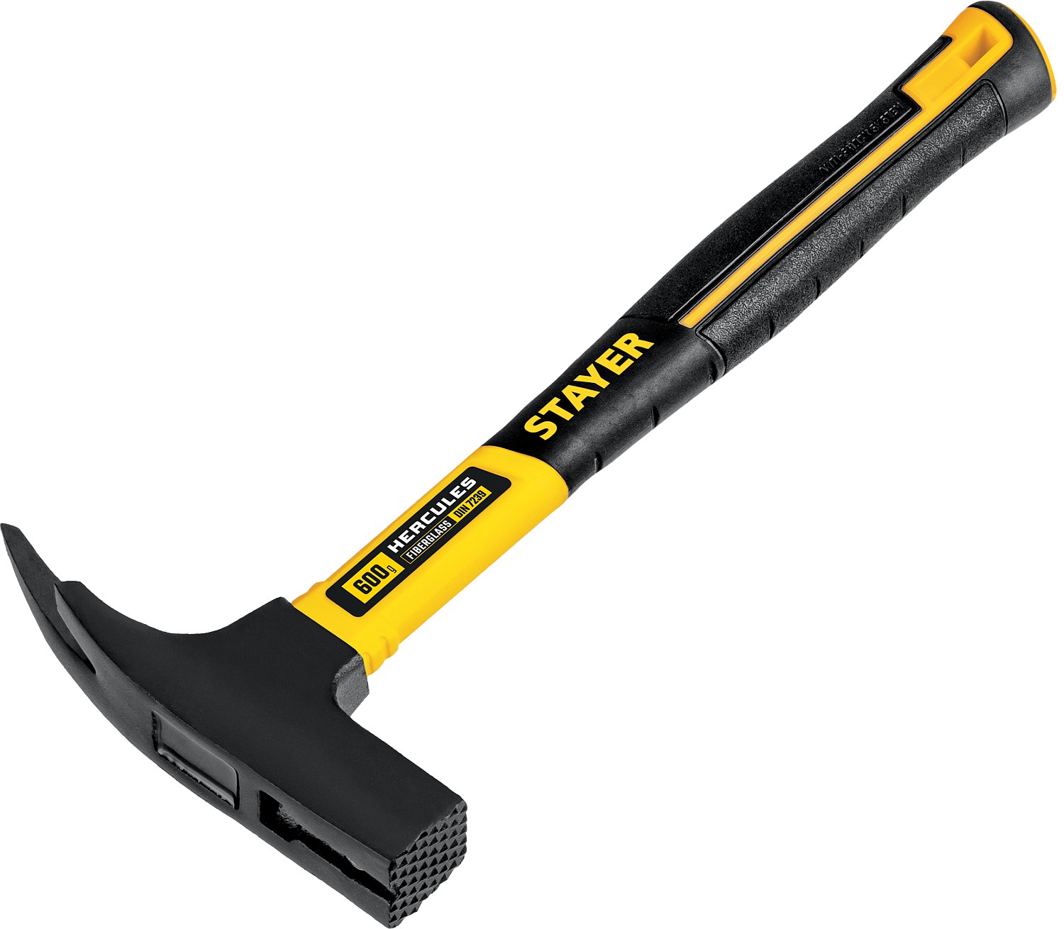 STAYER 600 г, молоток кровельщика с фиберглассовой рукояткой Hercules 20201_z01 Professional купить по цене 990 ₽ в интернет магазине ТЕХСАД