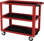 Тележка открытая, 3 полки, красная FERRUM 02.230-3000 купить по цене 8 899 ₽ в интернет магазине ТЕХСАД