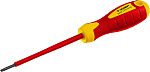 ЗУБР SL3х100 мм, отвертка диэлектрическая 25261-3.0-075_z01 купить по цене 181 ₽ в интернет магазине ТЕХСАД