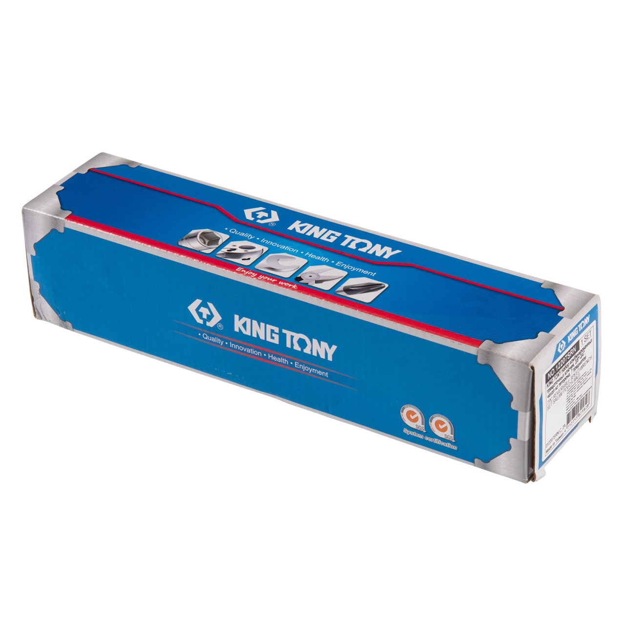 Набор комбинированных трещоточных ключей, 3/8''-3/4'', чехол из теторона, 7 предметов KING TONY 12207SRN купить по цене 10 800 ₽ в интернет магазине ТЕХСАД