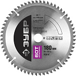 ЗУБР Ø 180 х 20 мм, 60T, диск пильный по алюминию, пластику 36853-180-20-60 Профессионал купить по цене 984 ₽ в интернет магазине ТЕХСАД