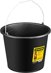STAYER 12 л, 24х30х33 см, пластмассовое, ведро строительное 06083-12_z01 купить по цене 103 ₽ в интернет магазине ТЕХСАД