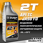 ЗУБР 1 л, полусинтетическое масло для 2-тактных двигателей 2Т-П 70601-1 EXTRA купить по цене 590 ₽ в интернет магазине ТЕХСАД