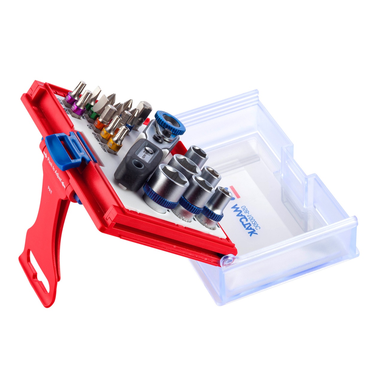 Набор вставок (бит) 1/4'', PH, PZ, Hex, Torx, Slotted, 20 предметов МАСТАК 058-10020C купить по цене 3 170 ₽ в интернет магазине ТЕХСАД