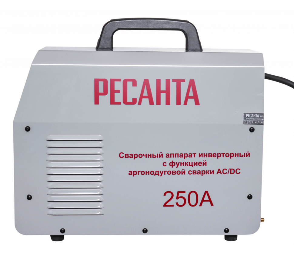 Сварочный аппарат инверторный Ресанта САИ-250 АД AC/DC Сварочный аппарат инверторный Ресанта САИ-250 АД AC/DC купить по цене 61 090 ₽ в интернет магазине ТЕХСАД