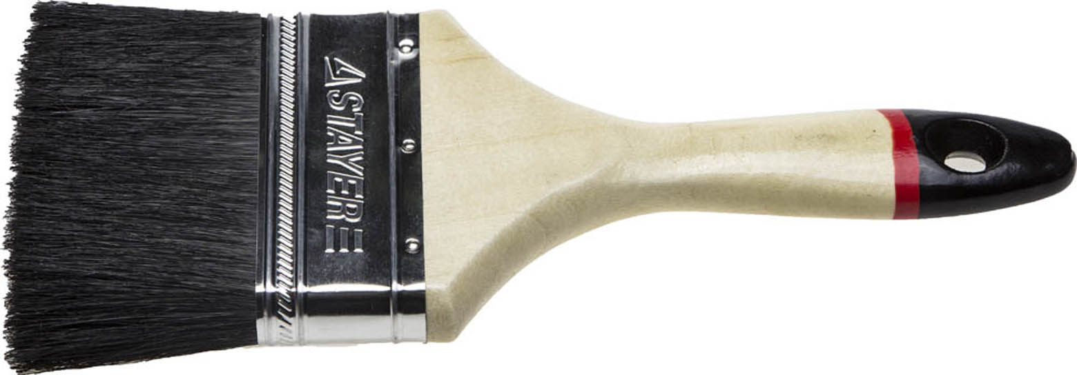 STAYER 100 мм, 4'', щетина натуральная чёрная, кисть плоская UNIVERSAL-EURO 01022-100 STAYER 100 мм, 4'', щетина натуральная чёрная, кисть плоская UNIVERSAL-EURO 01022-100 купить по цене 264 ₽ в интернет магазине ТЕХСАД