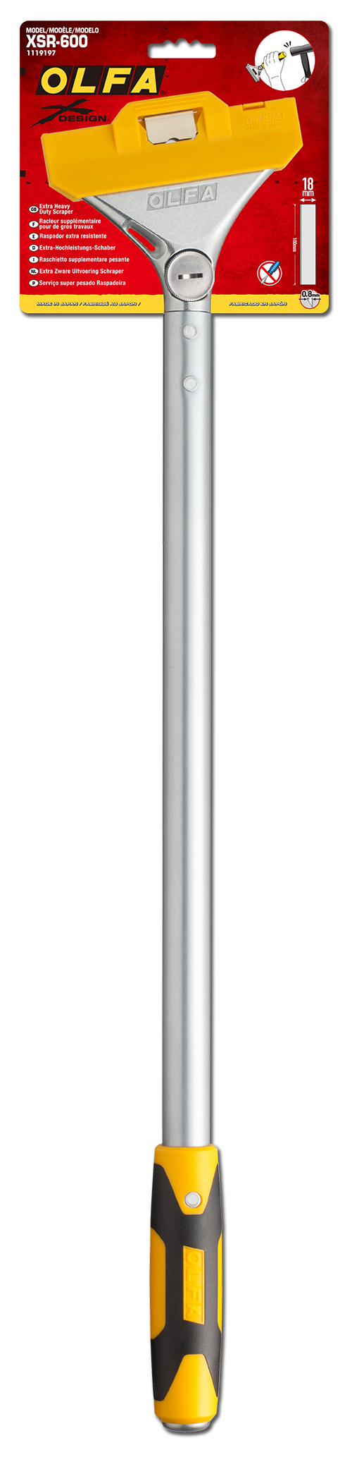OLFA 100 мм х 600 мм, ударный скребок OL-XSR-600 купить по цене 3&nbsp;420 ₽ в интернет магазине ТЕХСАД