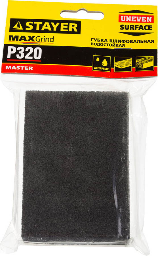 STAYER 100х68х26мм, Р320, четырехсторонняя, губка шлифовальная 3560-4 купить по цене 119 ₽ в интернет магазине ТЕХСАД