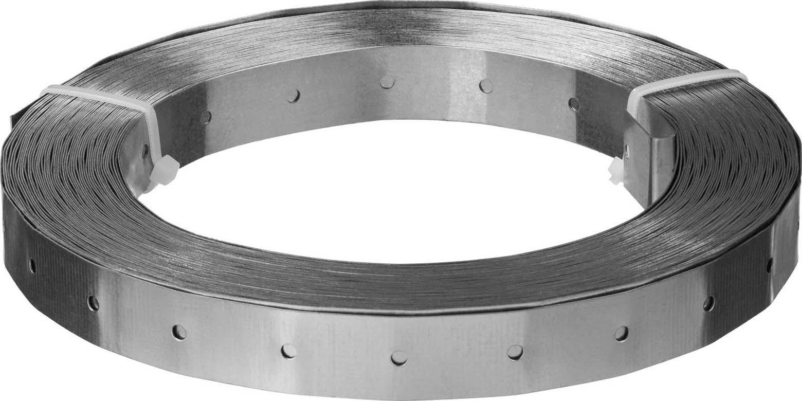 ЗУБР 20 х 0.55 мм, 25 м, перфорированная тарная лента ПТЛ 310248 купить по цене 730 ₽ в интернет магазине ТЕХСАД