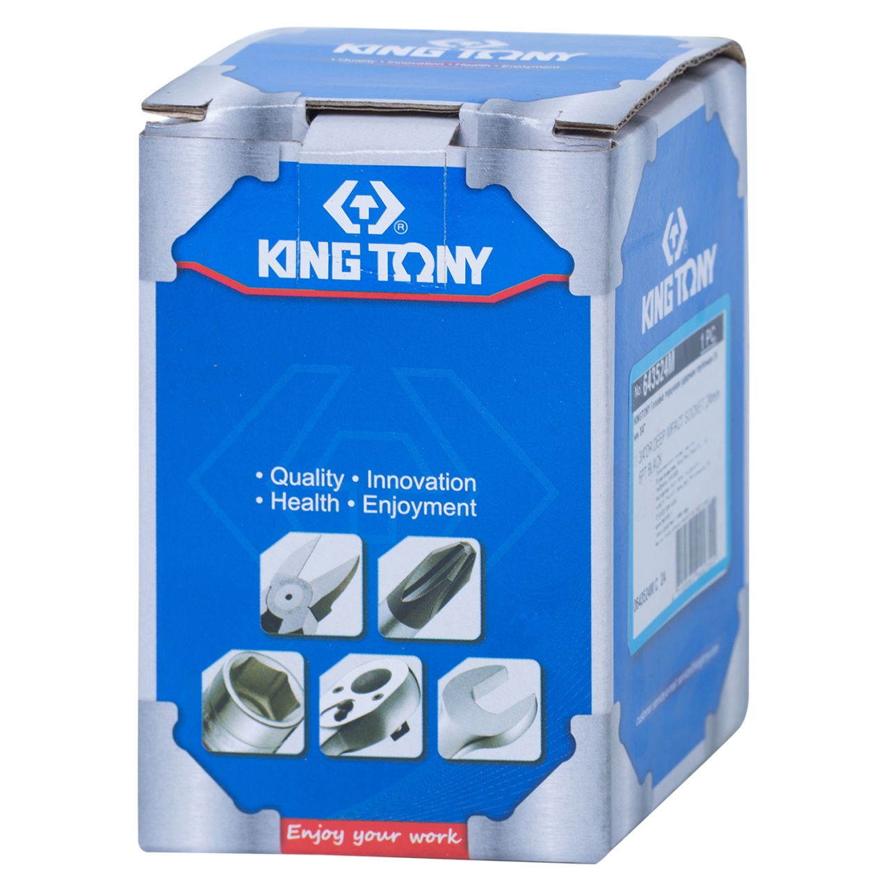 Головка торцевая ударная глубокая шестигранная 3/4'', 24 мм KING TONY 643524M Головка торцевая ударная глубокая шестигранная 3/4'', 24 мм KING TONY 643524M купить по цене 1 580 ₽ в интернет магазине ТЕХСАД