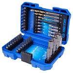Набор вставок (бит) 1/4'', PH, PZ, Hex, Torx, Slotted, Square, сверла, 45 предметов KING TONY 1045MR купить по цене 3 140 ₽ в интернет магазине ТЕХСАД