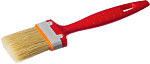 ЗУБР 50 мм, 2'', светлая натуральная щетина, пластмассовая ручка, кисть плоская УНИВЕРСАЛ 01015-050 Стандарт купить по цене 135 ₽ в интернет магазине ТЕХСАД