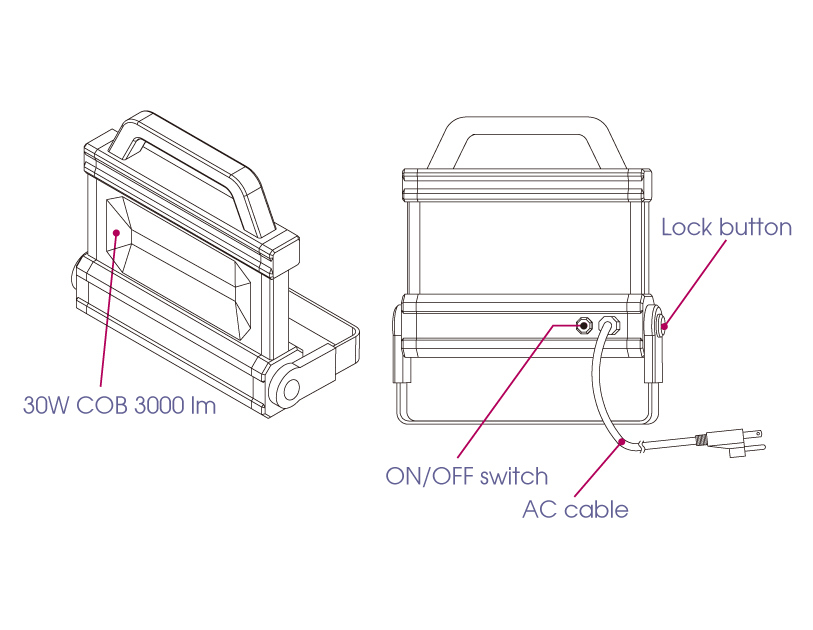 Фонарь-прожектор светодиодный, 1 элемент, 220 В KING TONY 9TA42A купить по цене 7 650 ₽ в интернет магазине ТЕХСАД