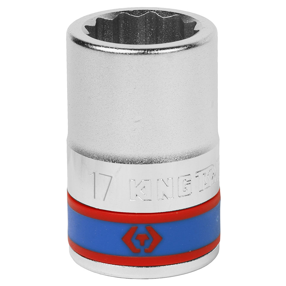 Головка торцевая стандартная двенадцатигранная 3/4'', 17 мм KING TONY 633017M купить по цене 650 ₽ в интернет магазине ТЕХСАД