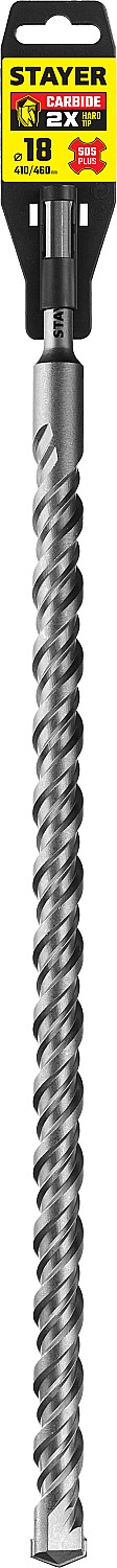 STAYER 18 x 460 мм, бур SDS-plus 2930-460-18_z02 купить по цене 670 ₽ в интернет магазине ТЕХСАД