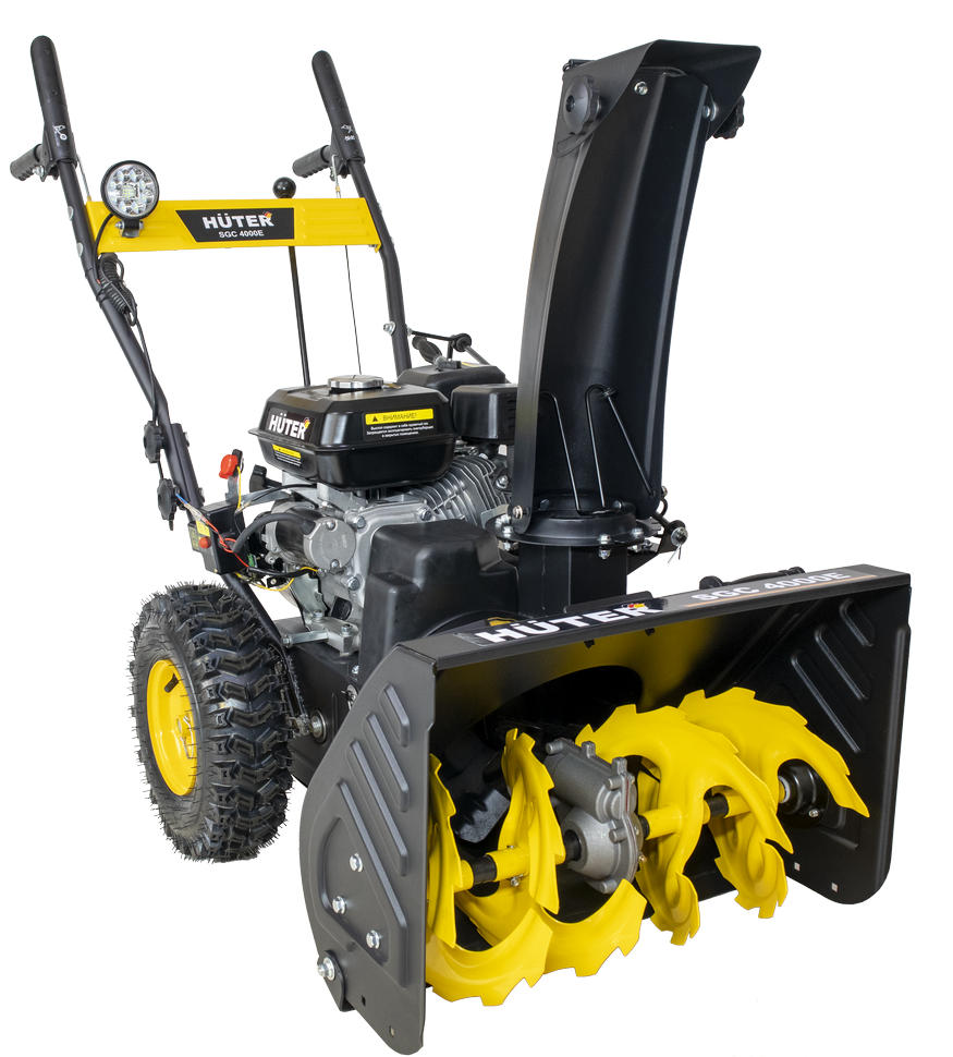 Снегоуборщик бензиновый Huter SGC 4000E купить по цене 60 290 ₽ в интернет магазине ТЕХСАД