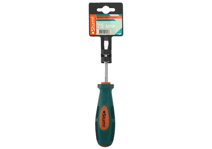 Отвертка Sturm! 1040-01-SL6-75 купить по цене 170 ₽ в интернет магазине ТЕХСАД