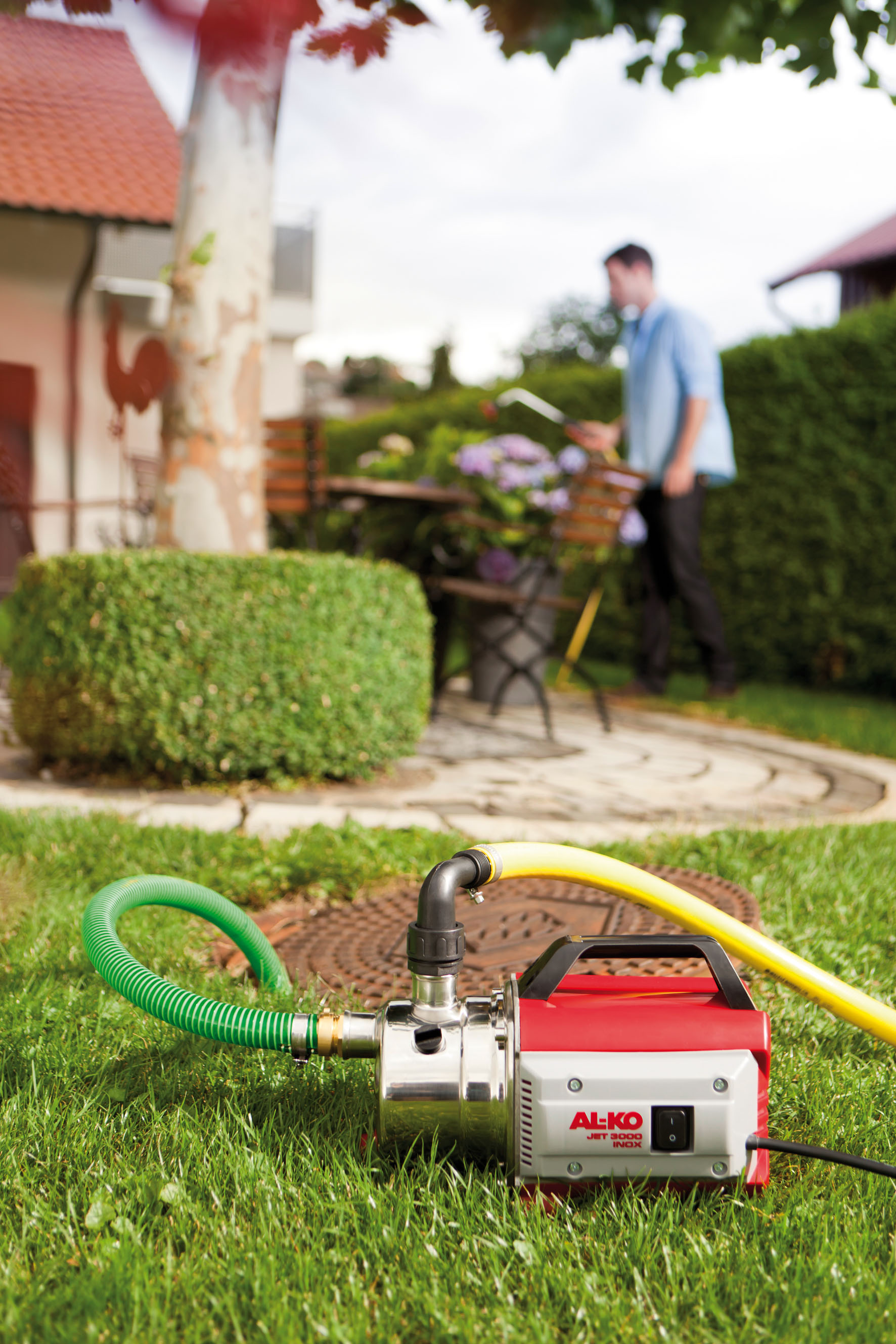 Насос садовый AL-KO Classic JET 3000 Inox купить по цене 7&nbsp;490 ₽ в интернет магазине ТЕХСАД