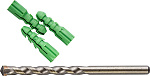 STAYER 1 шт: Ø 10 мм, набор сверл по бетону с дюбелями (10 шт.) MASTER 29111-H11-10 купить по цене 45 ₽ в интернет магазине ТЕХСАД