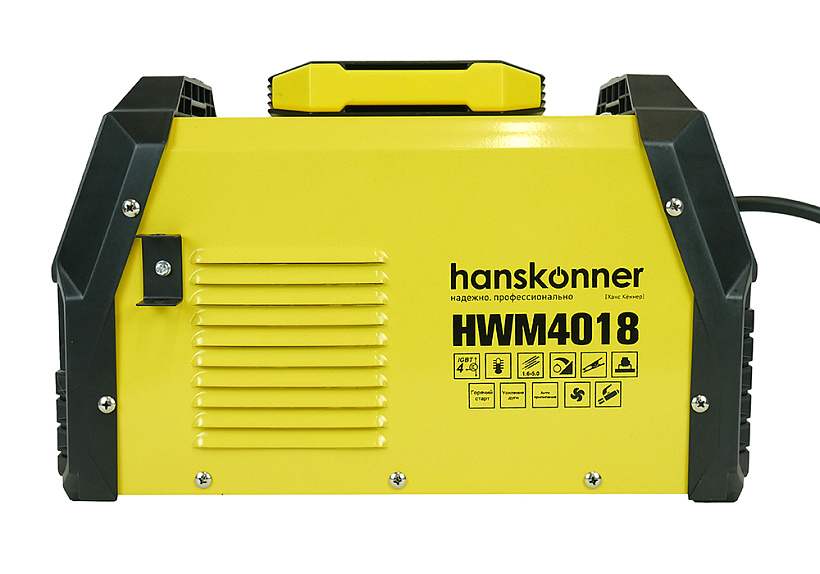Сварочный инвертор Hanskonner HWM4018 купить по цене 19&nbsp;990 ₽ в интернет магазине ТЕХСАД