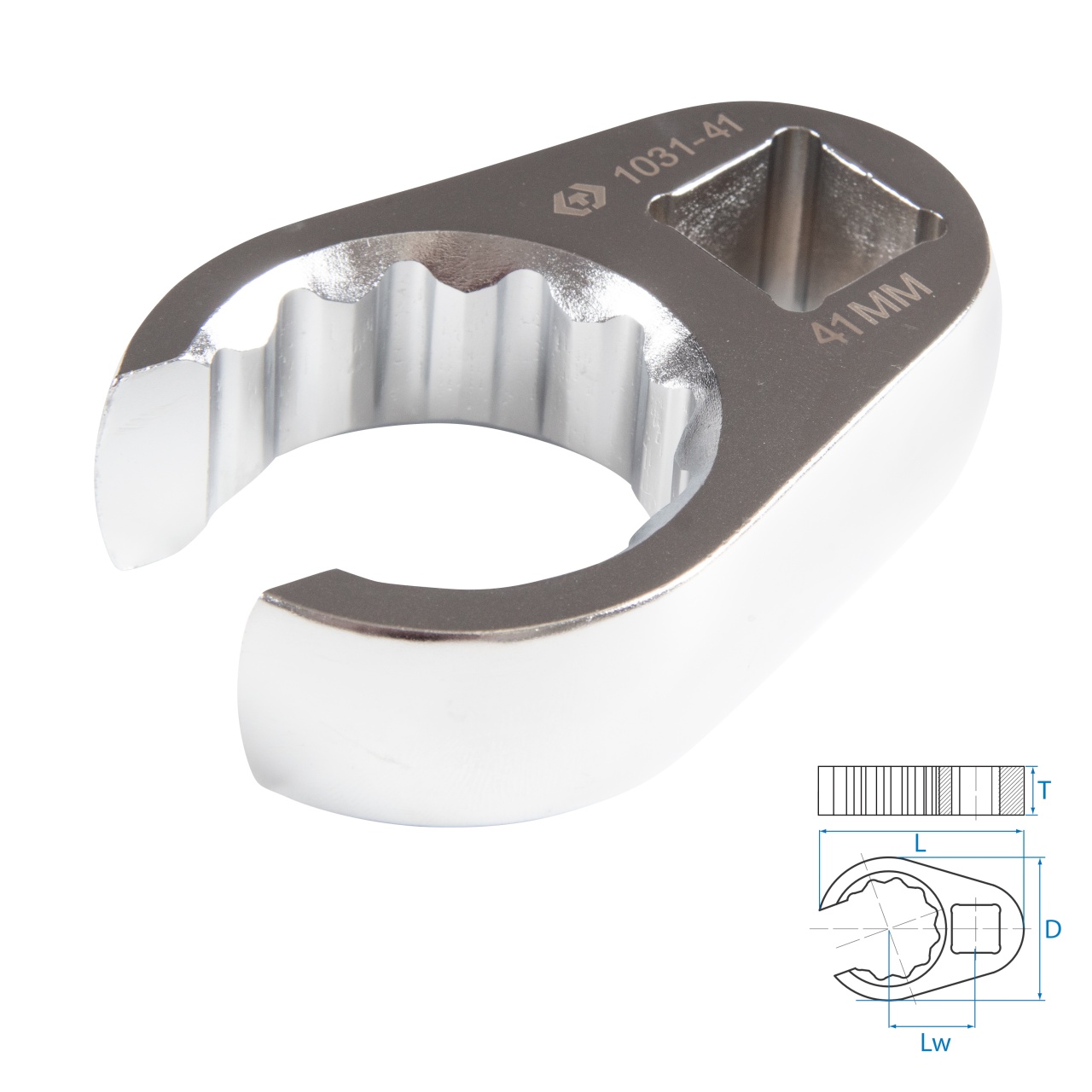 Ключ разрезной (воронья лапка) 41 мм, 3/4'' KING TONY 1031-41R купить по цене 2 660 ₽ в интернет магазине ТЕХСАД