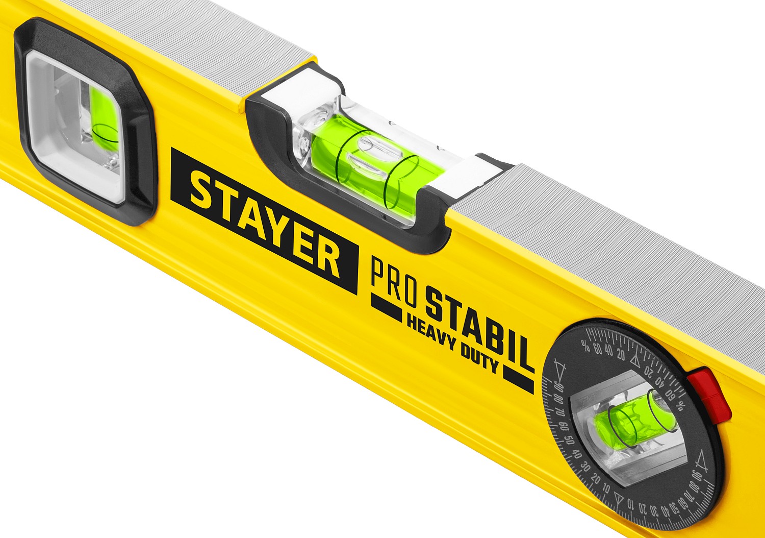 STAYER ProSTABIL 1500 мм уровень строительный фрезерованный, 3 глазка, линейка, рукоятки, точность 0.5 мм/м, 3471-150_z02 купить по цене 1 900 ₽ в интернет магазине ТЕХСАД