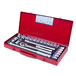 Набор торцевых головок с принадлежностями 1/2'', двенадцатигранные, 10-32 мм, 24 предмета KING TONY 4032MR купить по цене 11 150 ₽ в интернет магазине ТЕХСАД