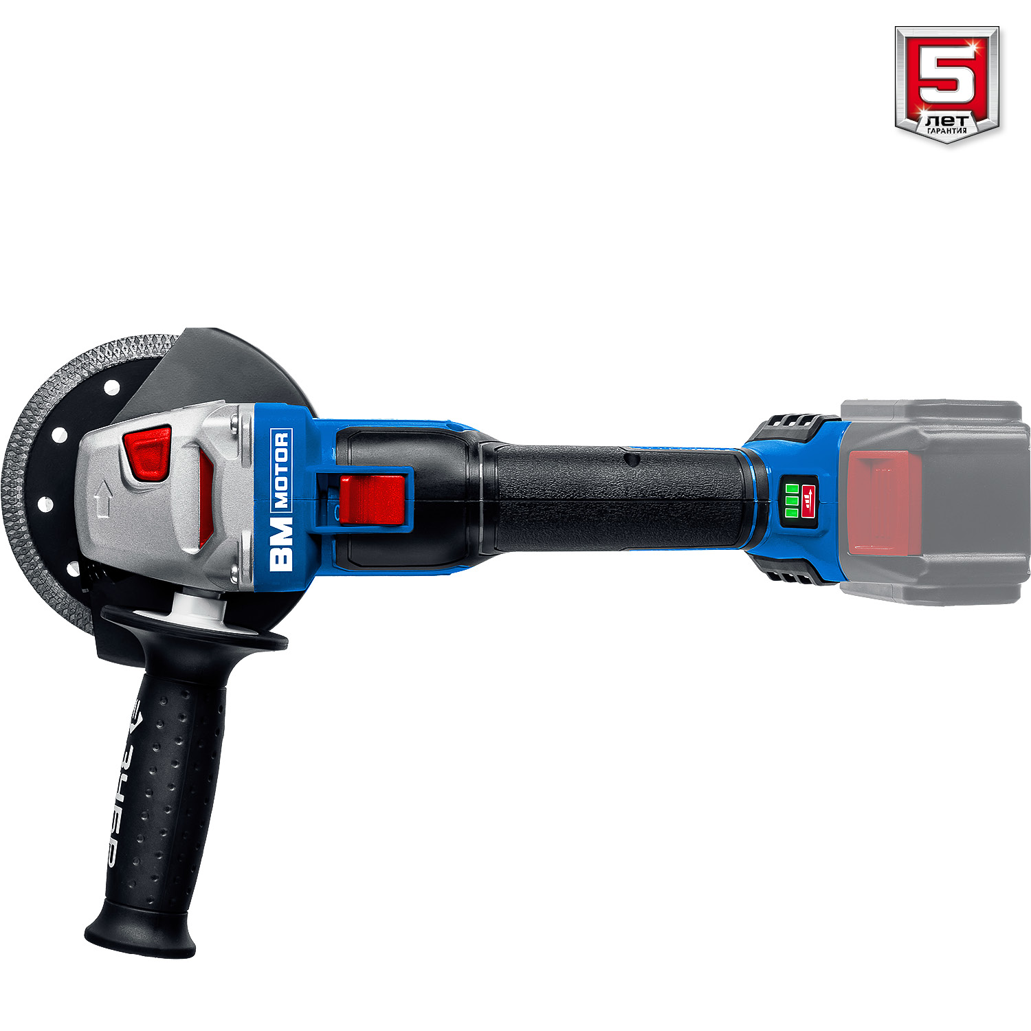 ЗУБР 20В, бесщеточная, без АКБ, в коробке, углошлифовальная машина AB-125 Профессионал купить по цене 11&nbsp;010 ₽ в интернет магазине ТЕХСАД