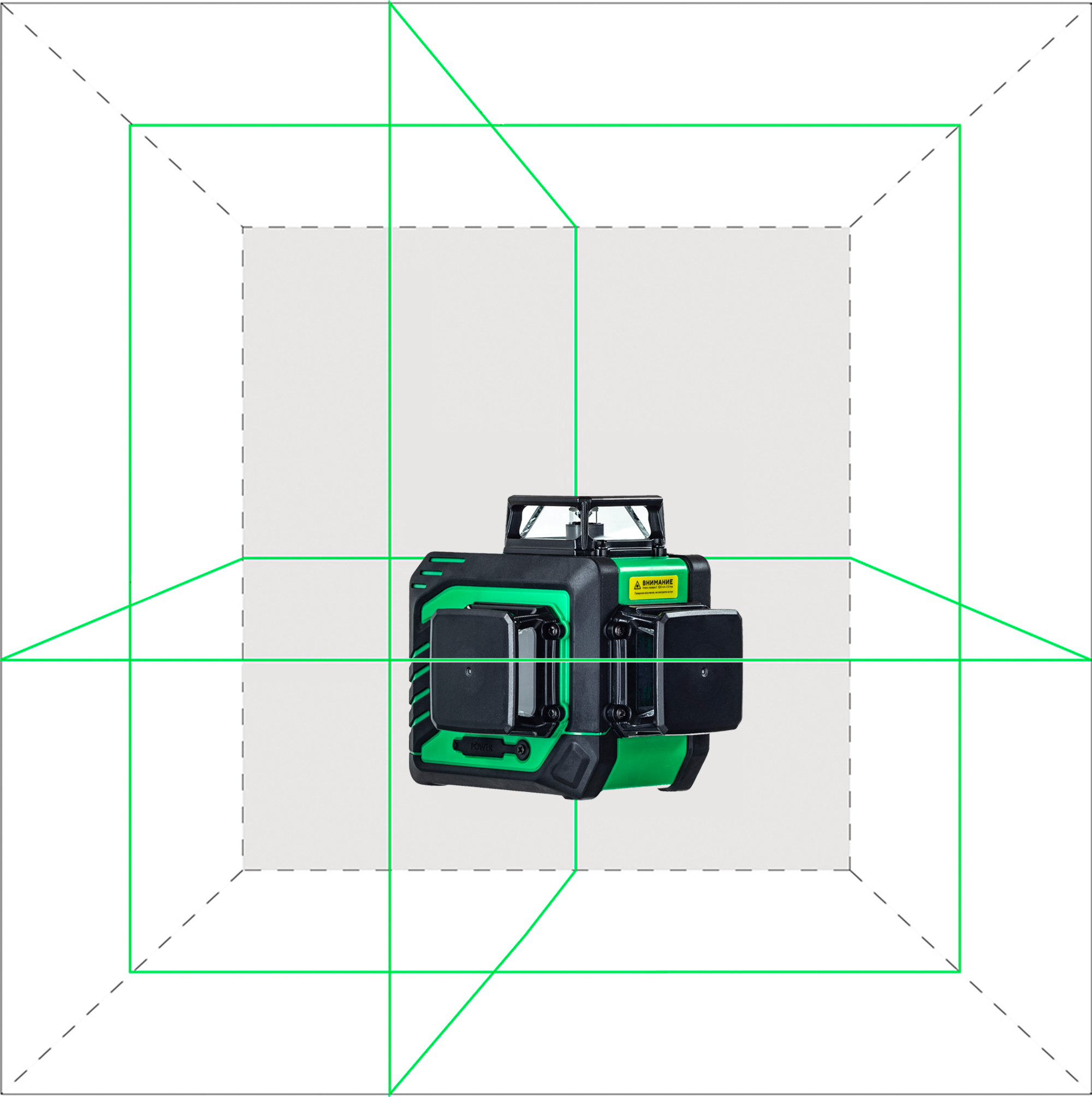 Лазерный уровень INSTRUMAX GREENLINER 3-360 купить по цене 8&nbsp;990 ₽ в интернет магазине ТЕХСАД