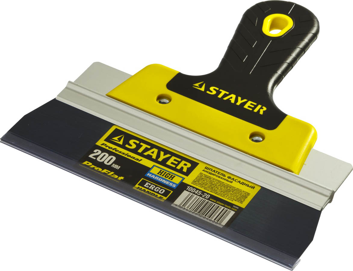 STAYER фасадный, 200 мм, анодированный, двухкомпонентная рукоятка, шпатель фасадный 10045-20 STAYER фасадный, 200 мм, анодированный, двухкомпонентная рукоятка, шпатель фасадный 10045-20 купить по цене 520 ₽ в интернет магазине ТЕХСАД