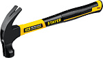 STAYER 450 г, молоток-гвоздодер с фиберглассовой рукояткой Hercules-M 2027-450_z01 Professional купить по цене 820 ₽ в интернет магазине ТЕХСАД