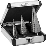 ЗУБР 3 шт., Р6М5, набор ступенчатых сверл 29670-4-30-H3 Профессионал купить по цене 4 398 ₽ в интернет магазине ТЕХСАД