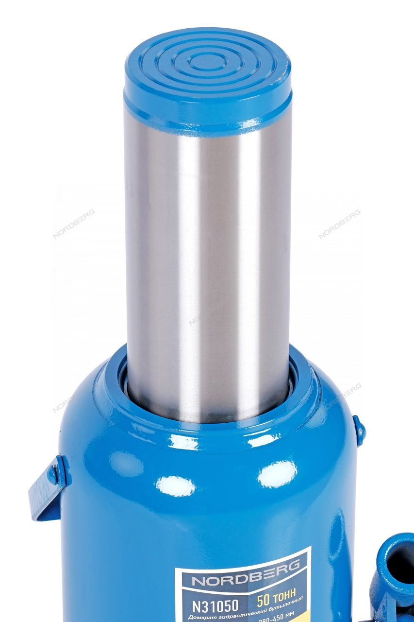 Домкрат бутылочный 50 т NORDBERG N31050 купить по цене 11 444 ₽ в интернет магазине ТЕХСАД