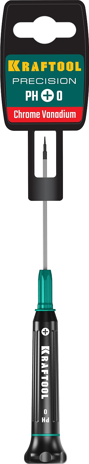 KRAFTOOL PH 0, отвертка для точных работ Precision 25682-0 PRO купить по цене 256 ₽ в интернет магазине ТЕХСАД