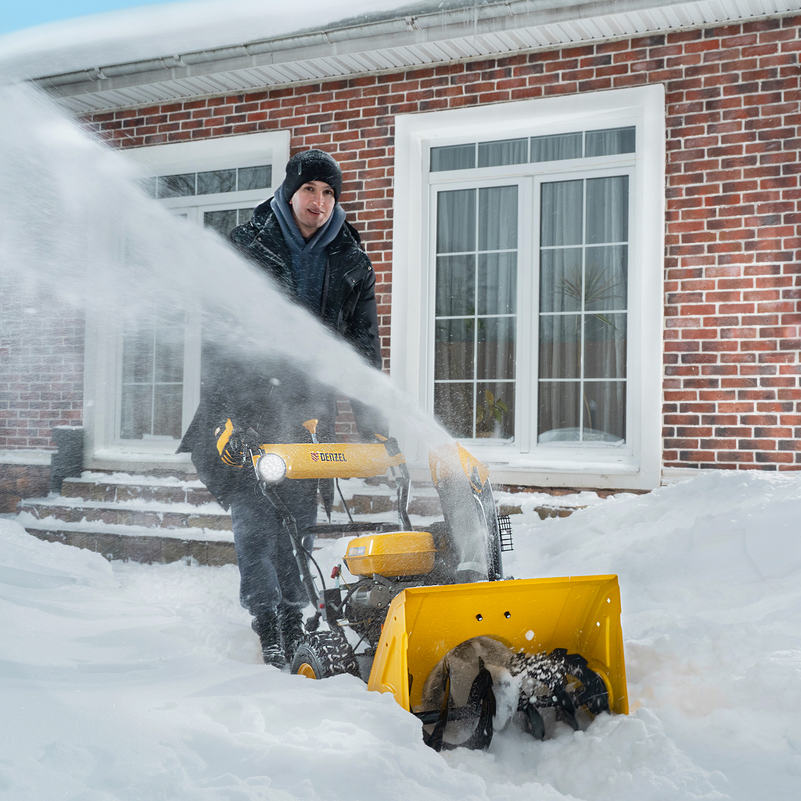 Снегоуборщик бензиновый DENZEL SB 560 LP купить по цене 76&nbsp;000 ₽ в интернет магазине ТЕХСАД