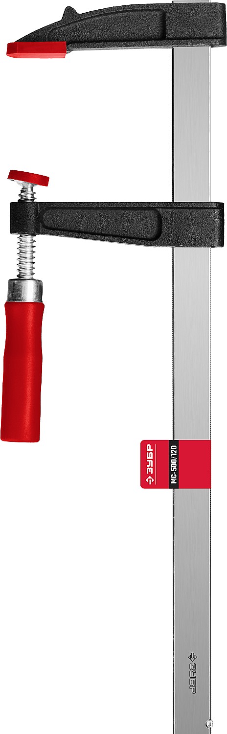 ЗУБР F 500х120 мм, струбцина МС-500/12 32150-120-500_z01 купить по цене 1 400 ₽ в интернет магазине ТЕХСАД