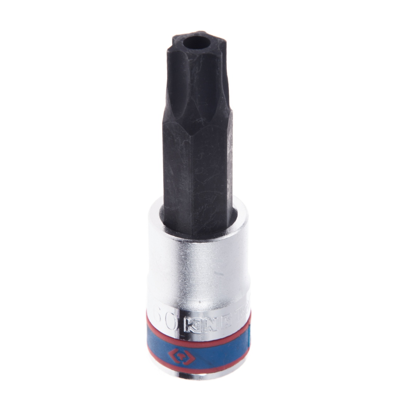 Насадка (бита) торцевая 1/2'', Torx, T60, L = 80 мм, с отверстием KING TONY 403760 купить по цене 620 ₽ в интернет магазине ТЕХСАД