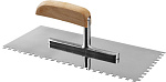 ЗУБР 130x280 мм, 6х6 мм, нержавеющая, деревянная рукоятка, гладилка штукатурная 0806-06_z01 Профессионал купить по цене 261 ₽ в интернет магазине ТЕХСАД