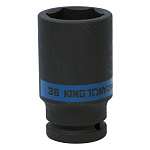 Головка торцевая ударная глубокая шестигранная 3/4'', 36 мм KING TONY 643536M Головка торцевая ударная глубокая шестигранная 3/4'', 36 мм KING TONY 643536M купить по цене 1 990 ₽ в интернет магазине ТЕХСАД