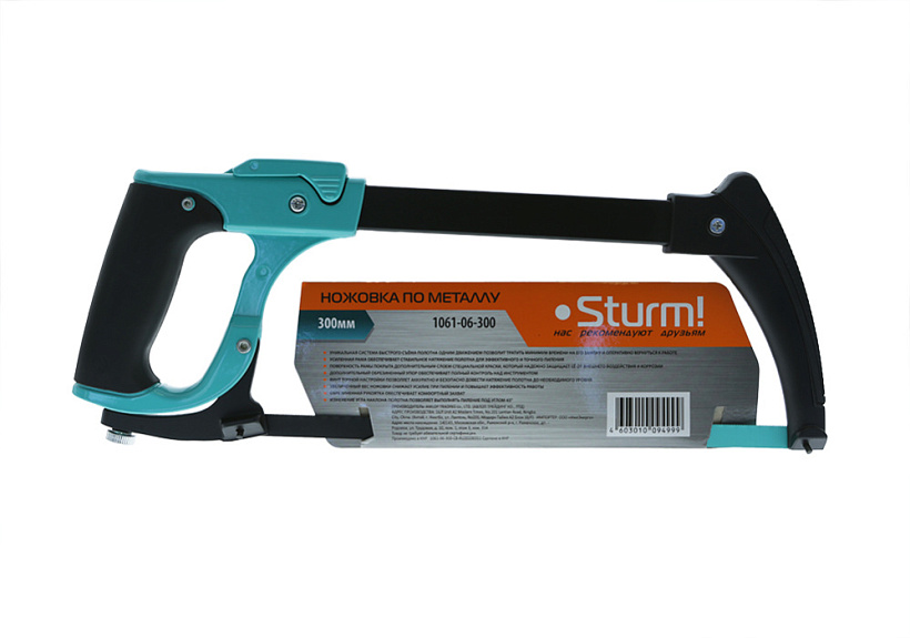 Ручная пила по металлу Sturm! 1061-06-300 купить по цене 1 140 ₽ в интернет магазине ТЕХСАД