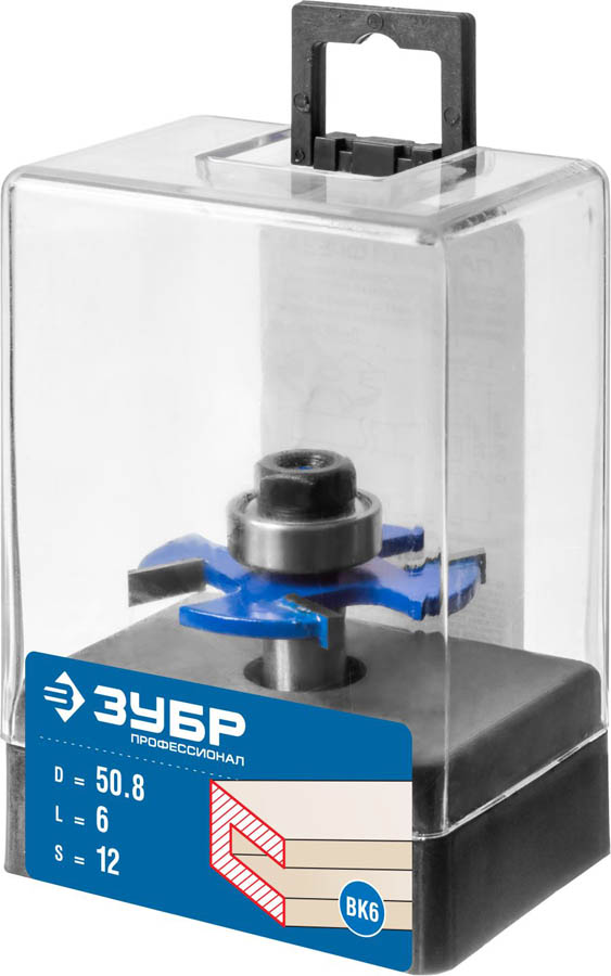 ЗУБР 50.8 x 6 мм, хвостовик 12 мм, фреза горизонтально-пазовая 28757-50.8-6-12 Профессионал купить по цене 1 440 ₽ в интернет магазине ТЕХСАД