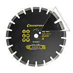 Диск алмазный CHAMPION асфальт M 350/25,4/12 (асф. по бетону,свежий бетон,мягкие блоки) арт.C1631 купить по цене 4 150 ₽ в интернет магазине ТЕХСАД
