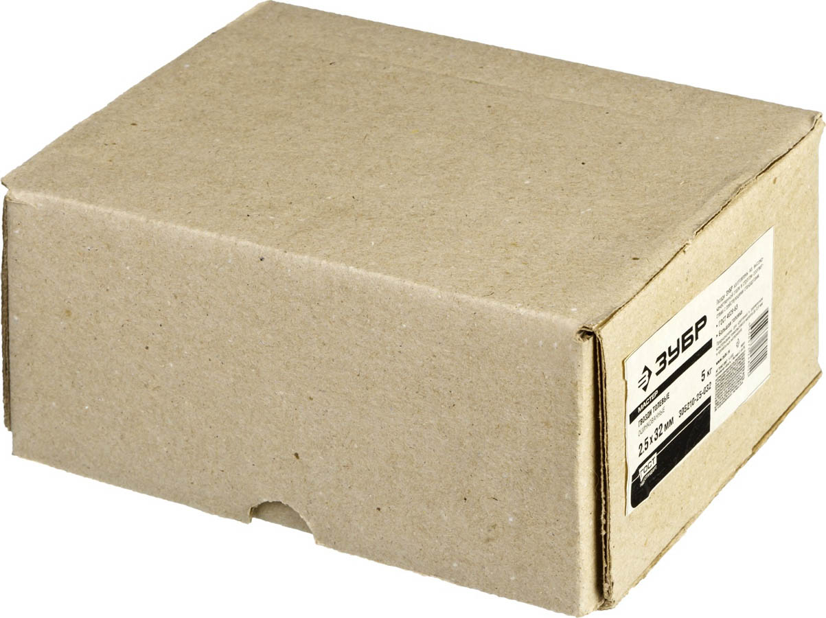 ЗУБР 32 х 2,5 мм, 5 кг, гвозди толевые 305210-25-032 Мастер купить по цене 1 350 ₽ в интернет магазине ТЕХСАД